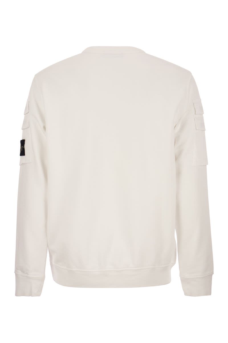 Crew-neck cotton sweatshirt - VOGUERINI