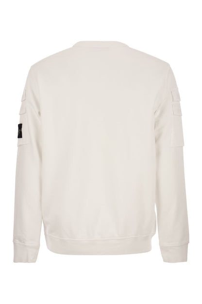 Crew-neck cotton sweatshirt - VOGUERINI