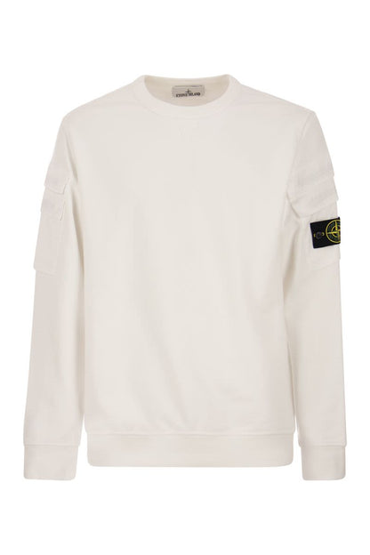 Crew-neck cotton sweatshirt - VOGUERINI