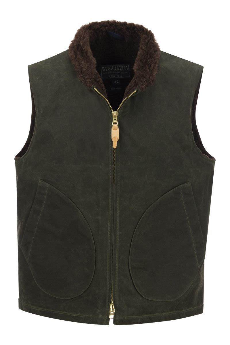 MOUNTAIN VEST - Velvet waistcoat - VOGUERINI