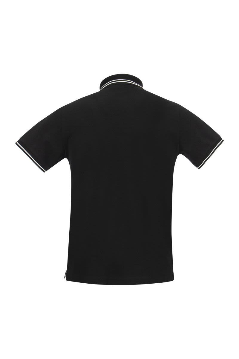 Slim Cotton Polo Shirt - VOGUERINI