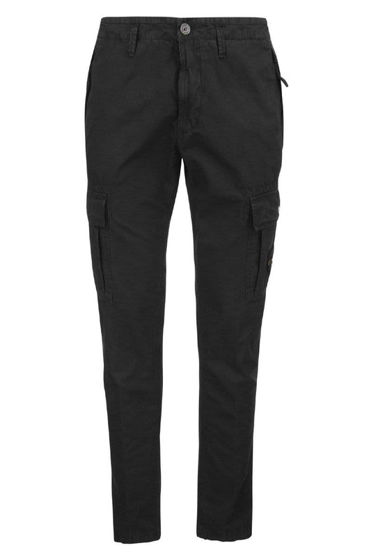 Cotton Cargo Trousers - VOGUERINI