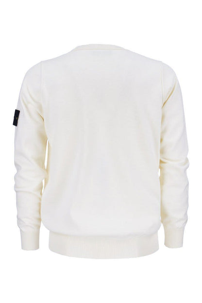 Crew-neck cotton jumper - VOGUERINI