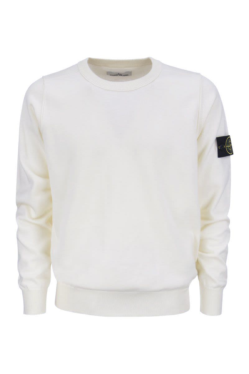 Crew-neck cotton jumper - VOGUERINI