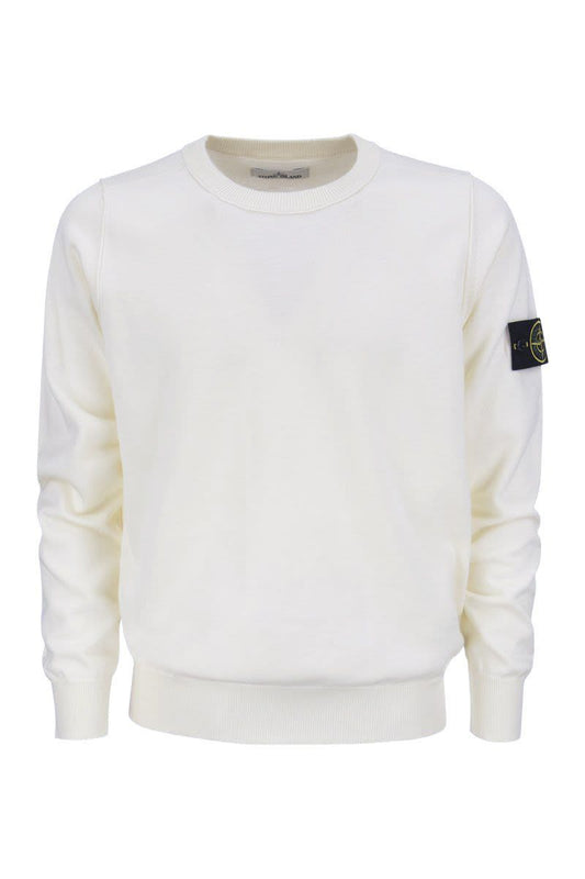 Crew-neck cotton jumper - VOGUERINI