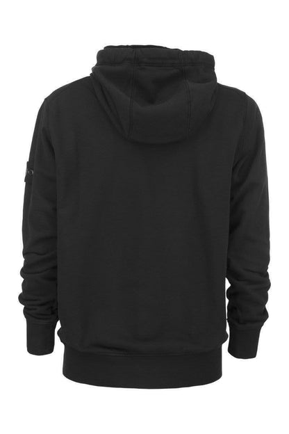 Cotton sweatshirt with hood and zip - VOGUERINI