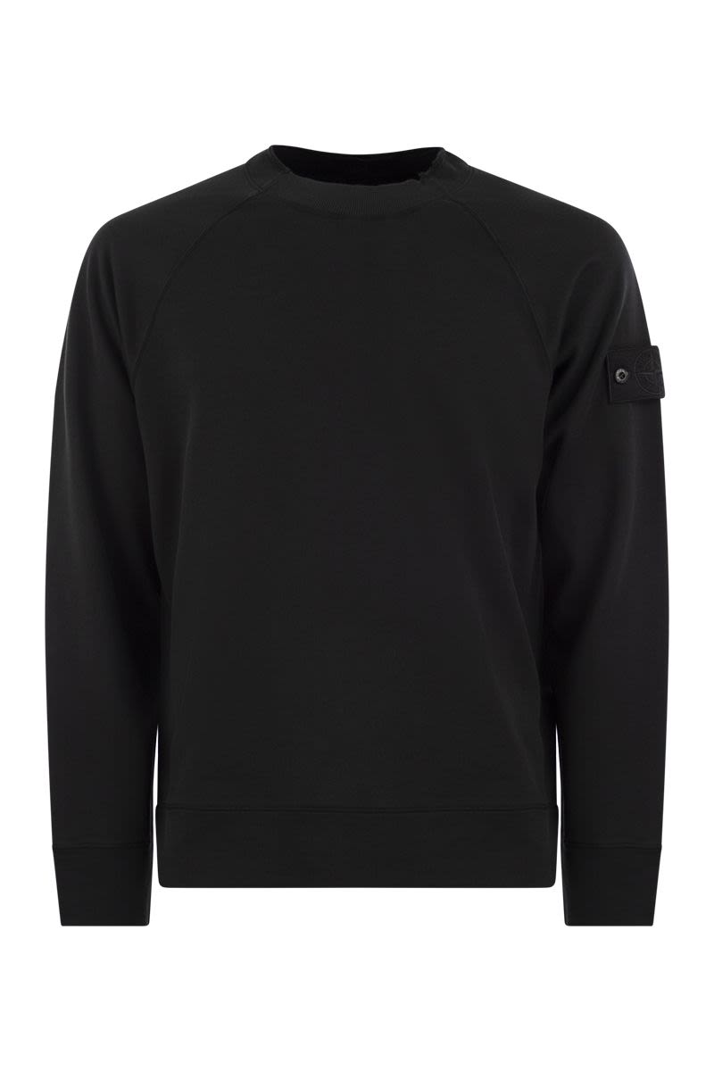 Cotton crewneck sweatshirt