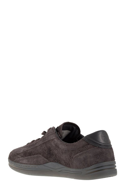 Suede trainers