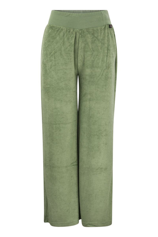 Chenille palazzo trousers - VOGUERINI