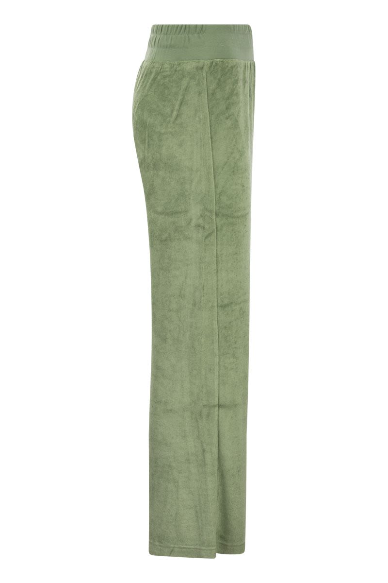 Chenille palazzo trousers - VOGUERINI