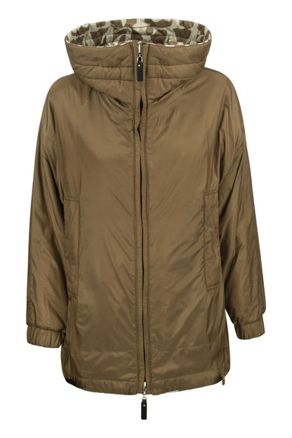 GREENLO - Reversible rainproof canvas jacket - VOGUERINI