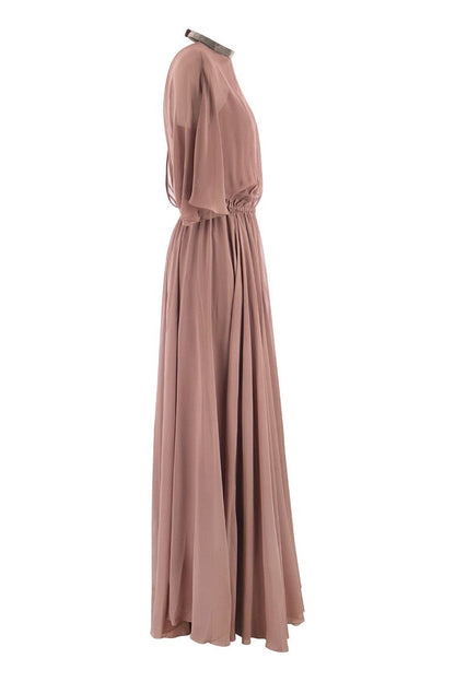 Silk long dress - VOGUERINI