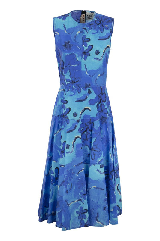 Printed midi dress - VOGUERINI