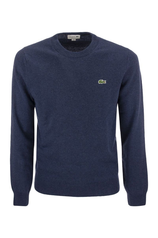 Crew-neck pullover in wool blend - VOGUERINI