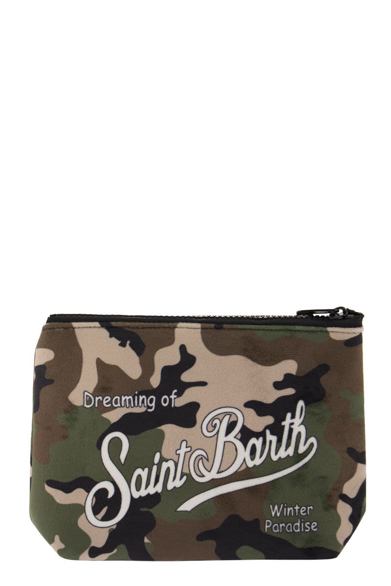 Clutch bag with camouflage print - VOGUERINI