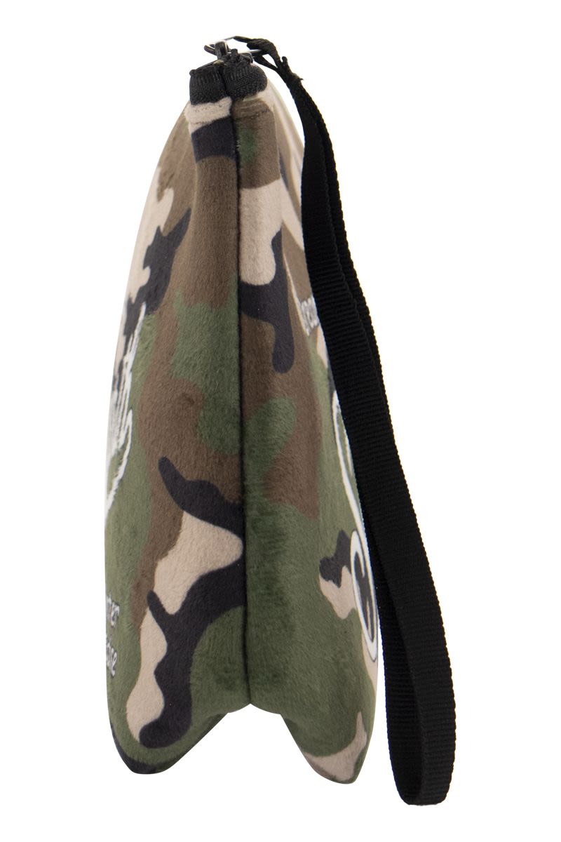 Clutch bag with camouflage print - VOGUERINI