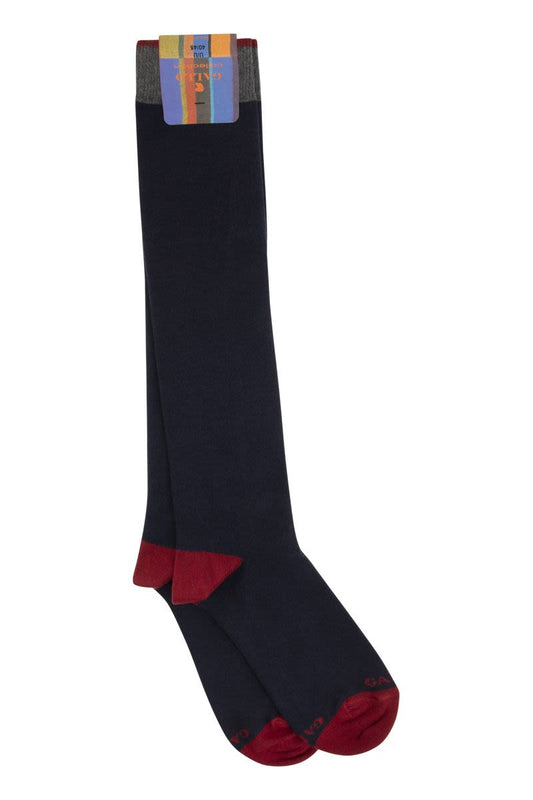 Cotton-blend long socks - VOGUERINI