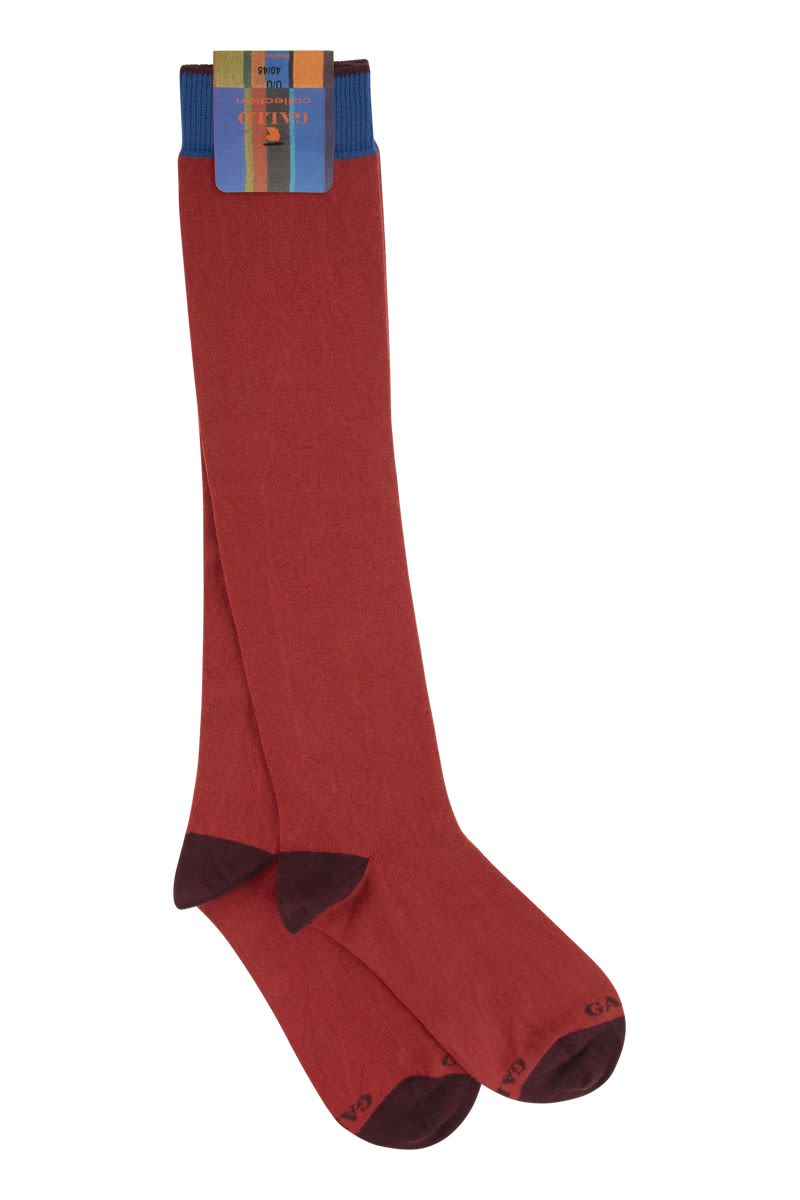 Cotton-blend long socks - VOGUERINI