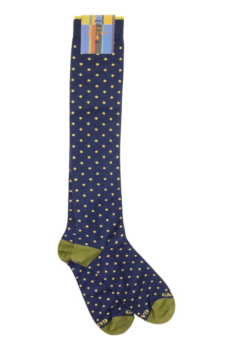 Polka Dot Long Socks - VOGUERINI