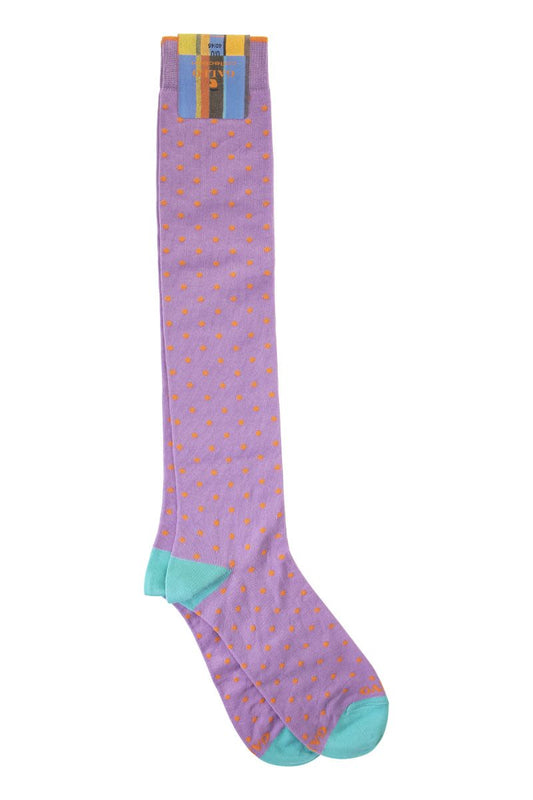 Polka Dot Long Socks - VOGUERINI