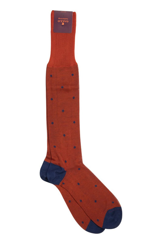 Polka Dot Cotton Long Socks - VOGUERINI