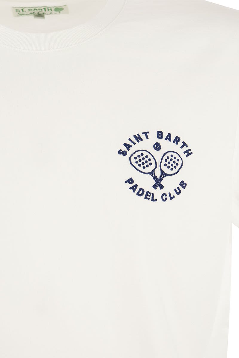 Cotton T-shirt with PADEL CLUB print - VOGUERINI