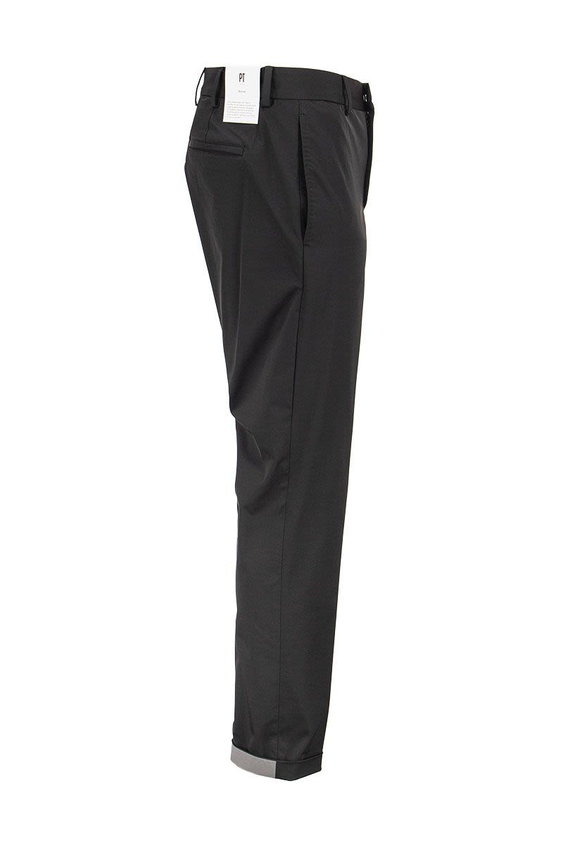 'Epsilon' trousers in technical fabric - VOGUERINI