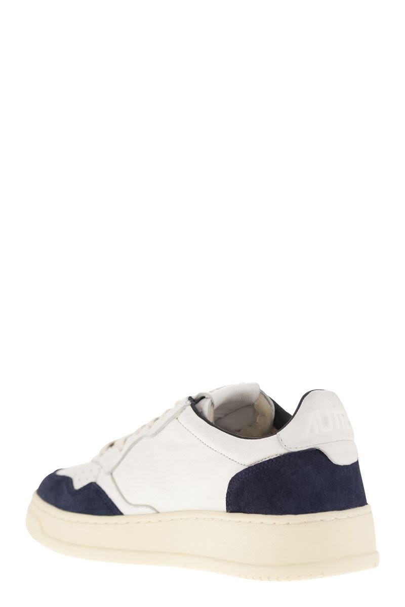 MEDALIST LOW - Sneakers in goatskin and suede - VOGUERINI