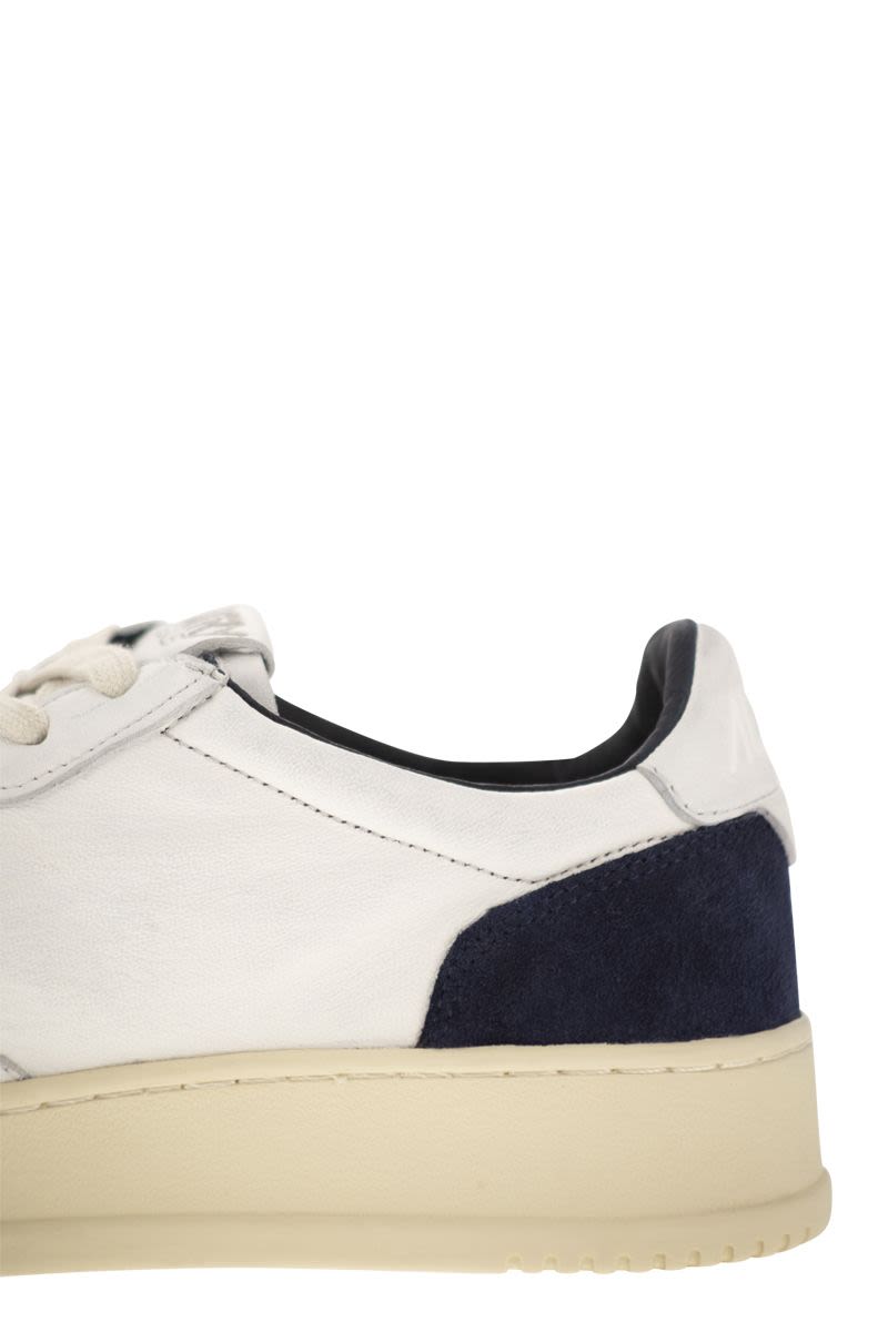 MEDALIST LOW - Sneakers in goatskin and suede - VOGUERINI