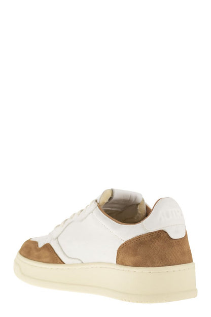 MEDALIST LOW - Sneakers in goatskin and suede - VOGUERINI