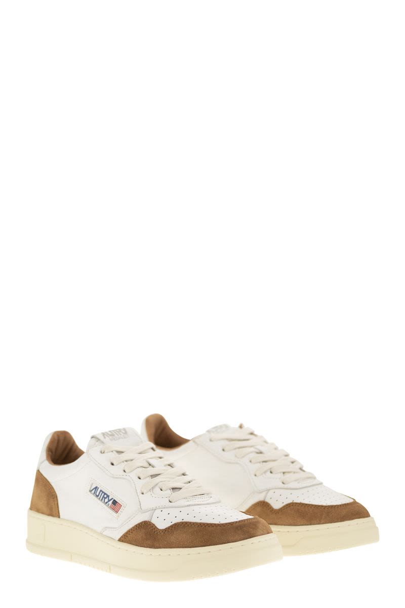 MEDALIST LOW - Sneakers in goatskin and suede - VOGUERINI