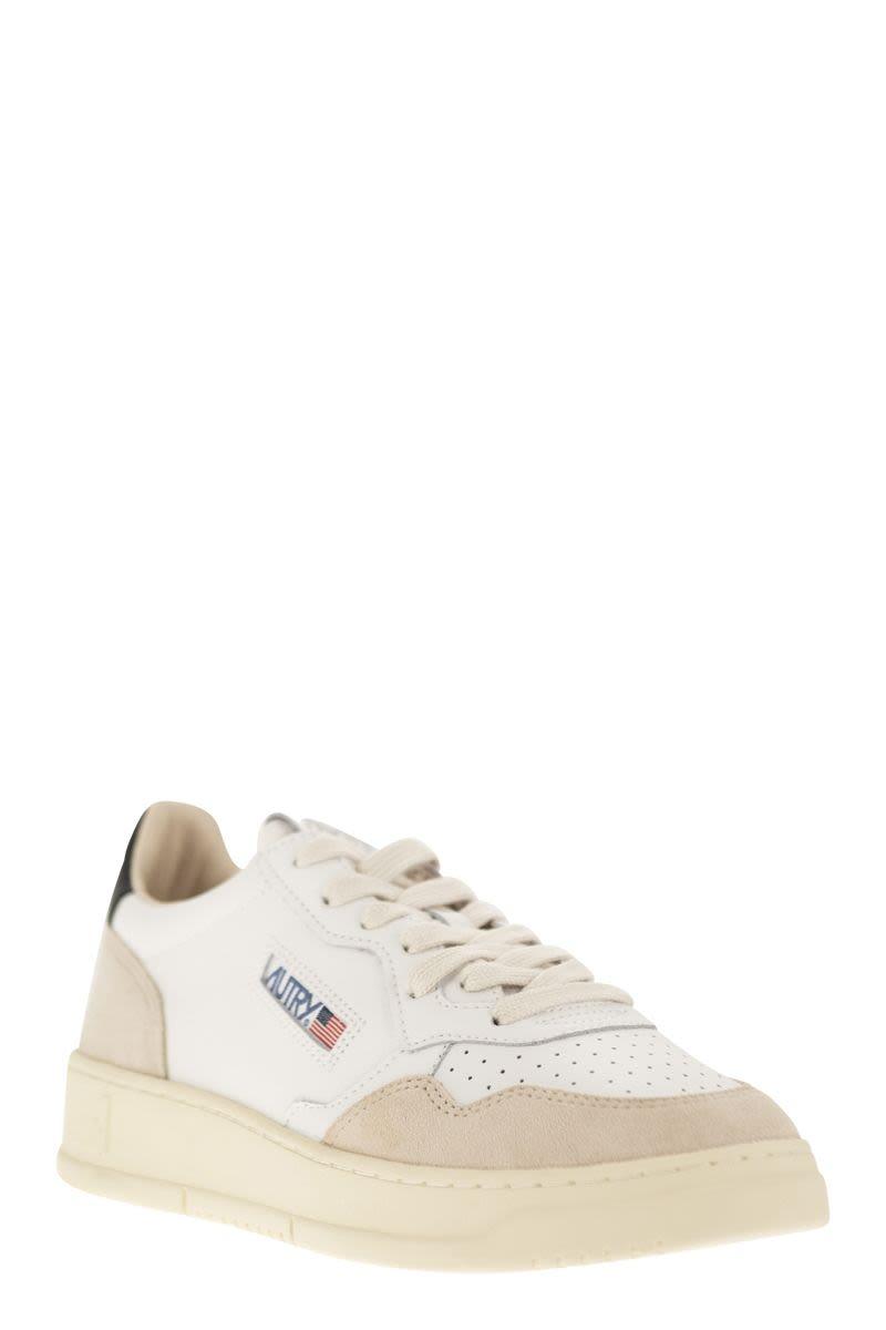 MEDALIST LOW - Leather and Suede Sneakers - VOGUERINI