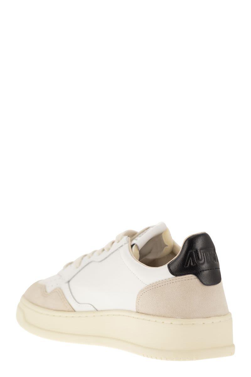 MEDALIST LOW - Leather and Suede Sneakers - VOGUERINI