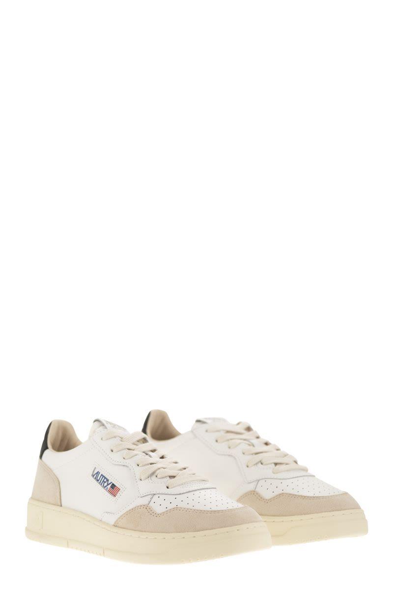 MEDALIST LOW - Leather and Suede Sneakers - VOGUERINI