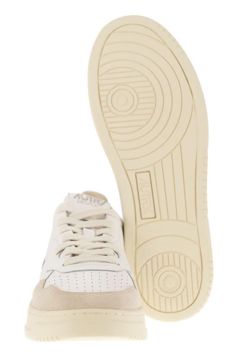 MEDALIST LOW - Leather and Suede Sneakers - VOGUERINI