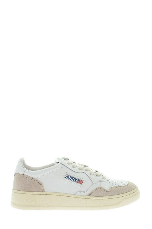 MEDALIST LOW - Leather and Suede Sneakers - VOGUERINI