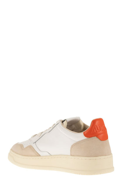 MEDALIST LOW - Leather and Suede Sneakers - VOGUERINI