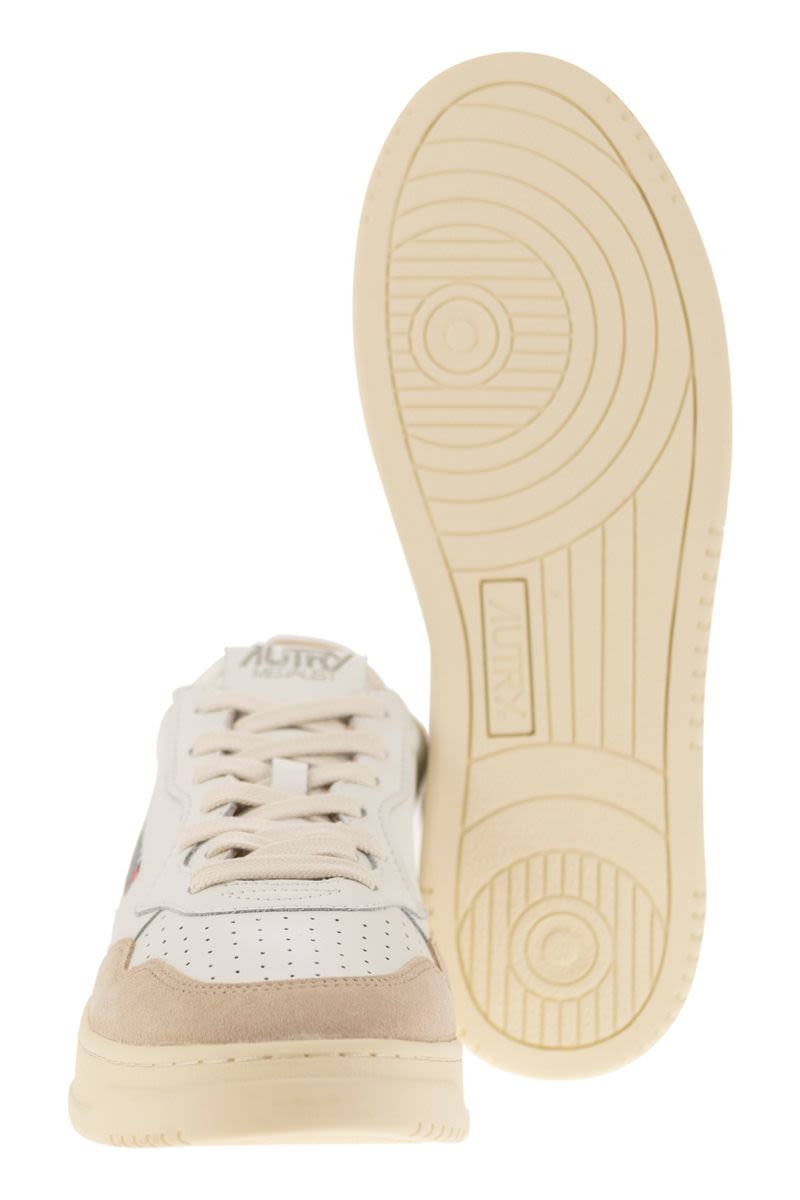 MEDALIST LOW - Leather and Suede Sneakers - VOGUERINI