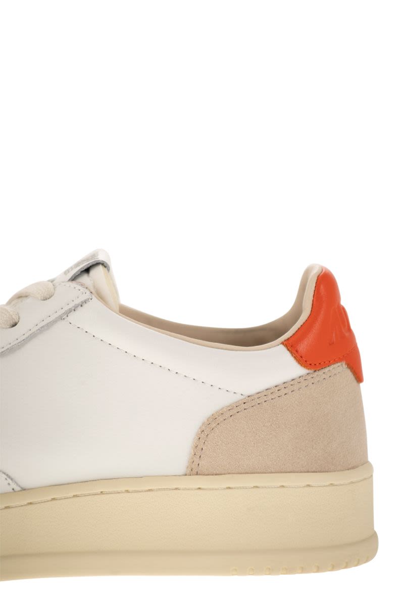 MEDALIST LOW - Leather and Suede Sneakers - VOGUERINI