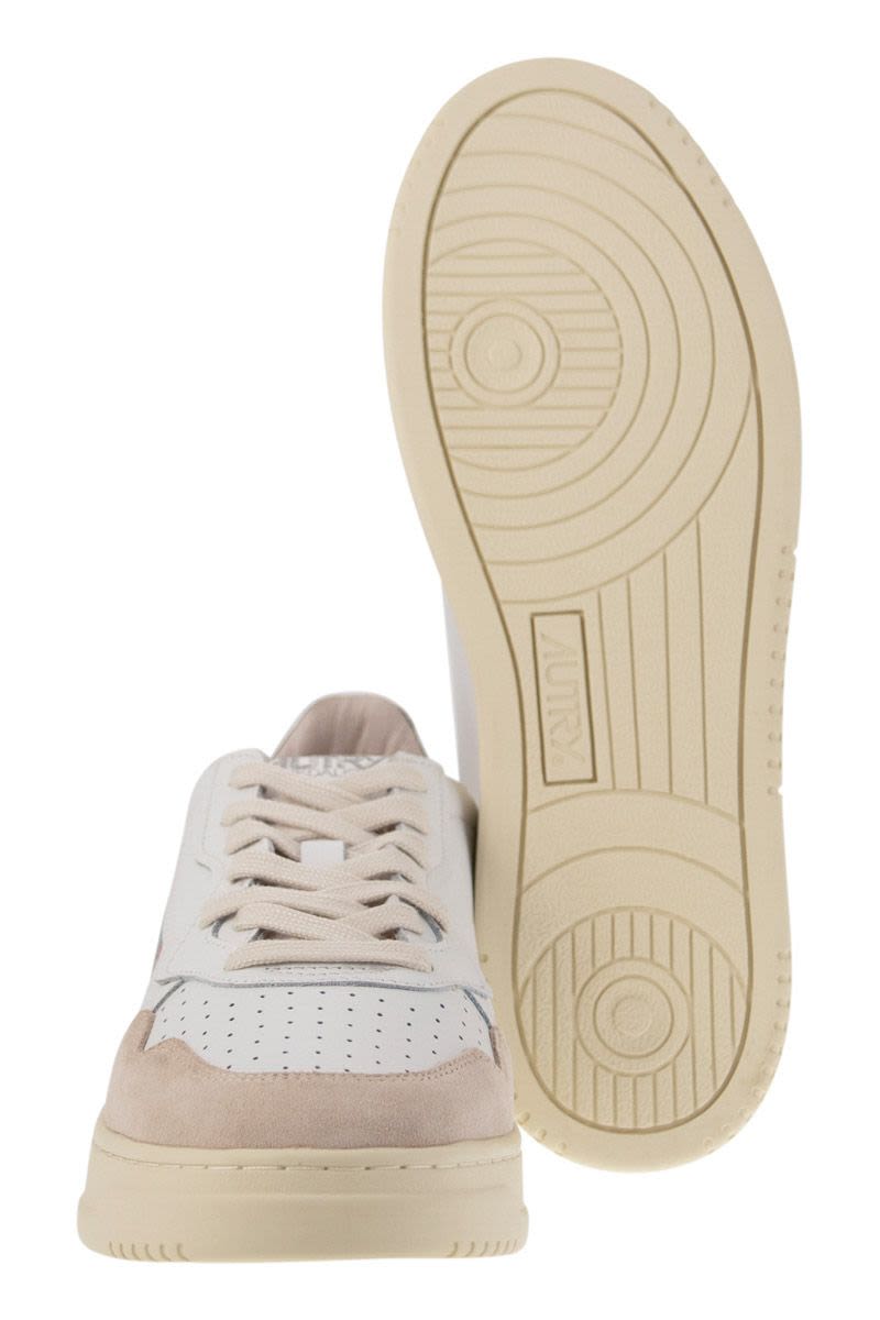 MEDALIST LOW - Leather and Suede Sneakers - VOGUERINI