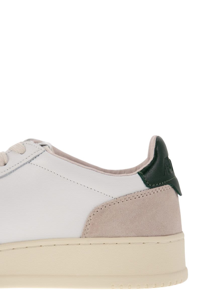 MEDALIST LOW - Leather and Suede Sneakers - VOGUERINI