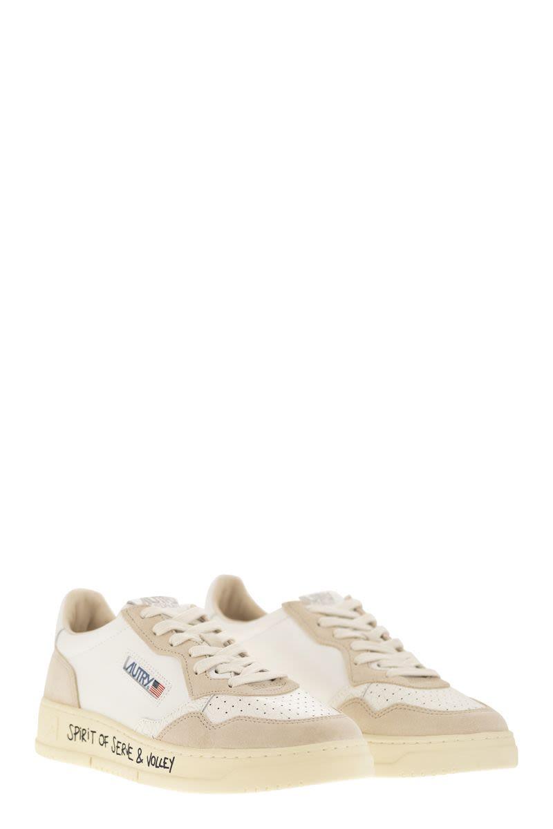 MEDALIST LOW - Leather and Suede Sneakers - VOGUERINI