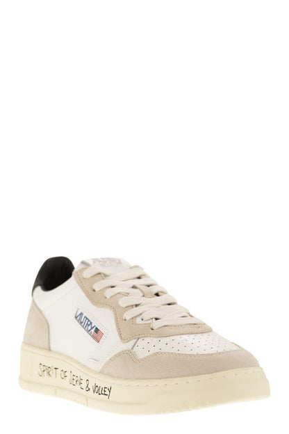 MEDALIST LOW - Leather and Suede Sneakers - VOGUERINI