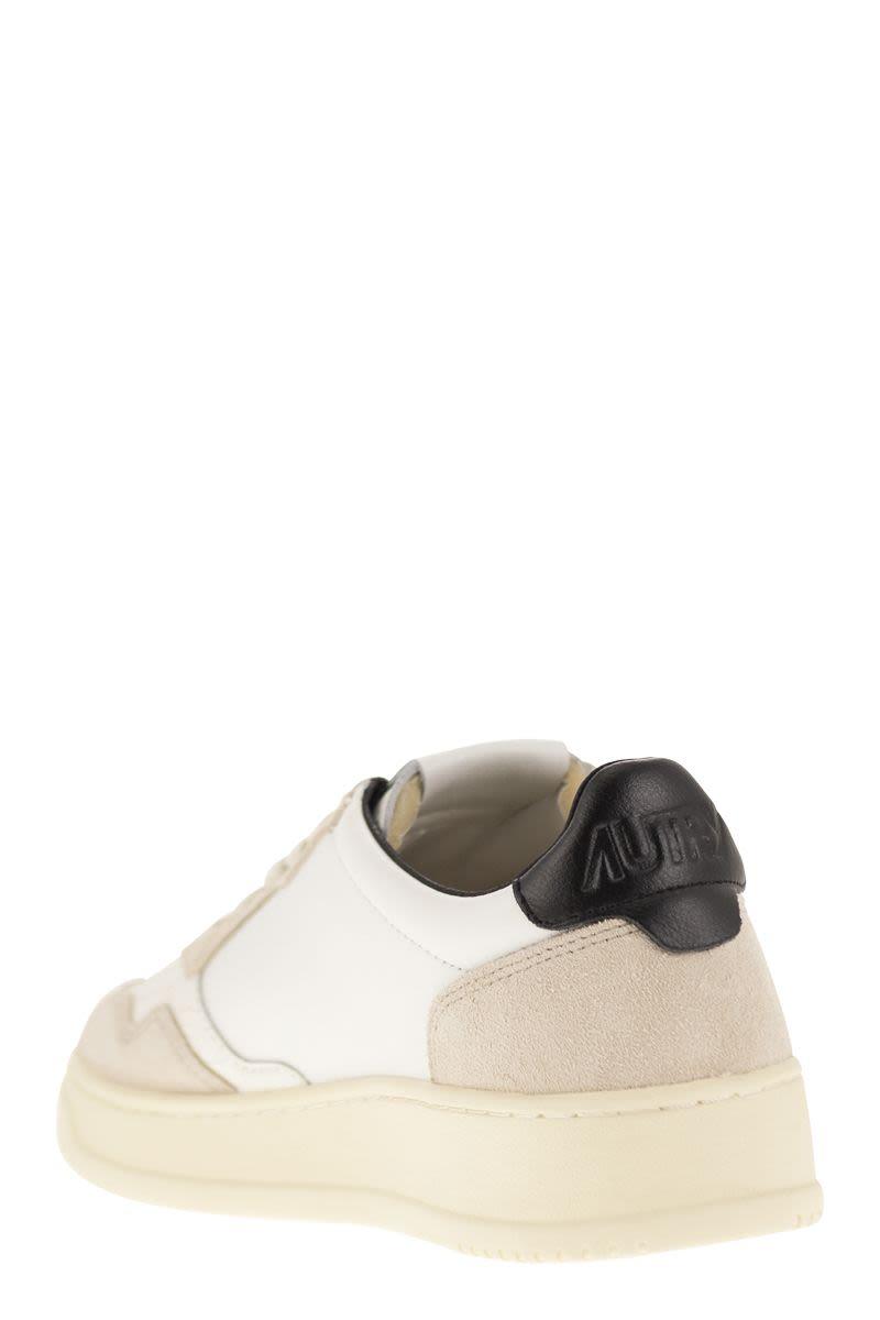 MEDALIST LOW - Leather and Suede Sneakers - VOGUERINI