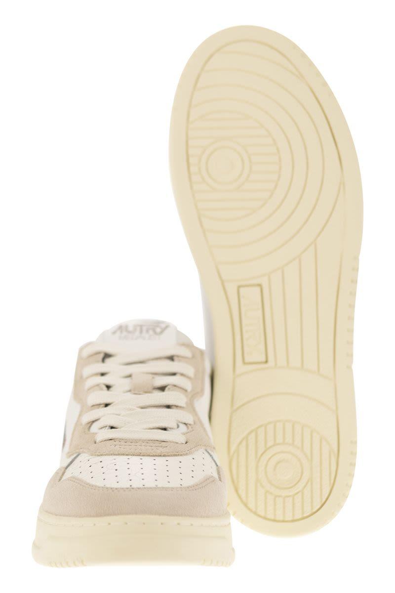 MEDALIST LOW - Leather and Suede Sneakers - VOGUERINI