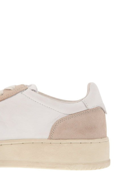 MEDALIST LOW - Leather and Suede Sneakers - VOGUERINI