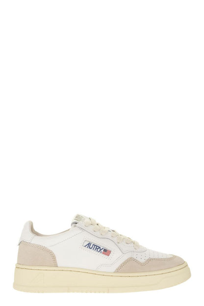 MEDALIST LOW - Leather and Suede Sneakers - VOGUERINI