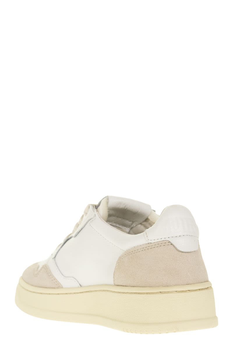 MEDALIST LOW - Leather and Suede Sneakers - VOGUERINI