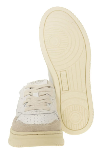 MEDALIST LOW - Leather and Suede Sneakers - VOGUERINI