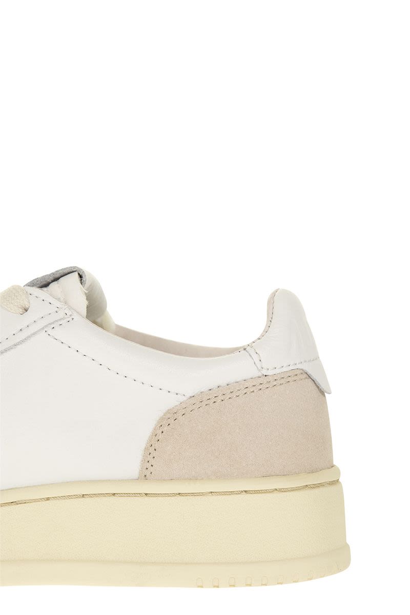 MEDALIST LOW - Leather and Suede Sneakers - VOGUERINI